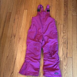 Lands' End Kids' Magenta skiing overalls